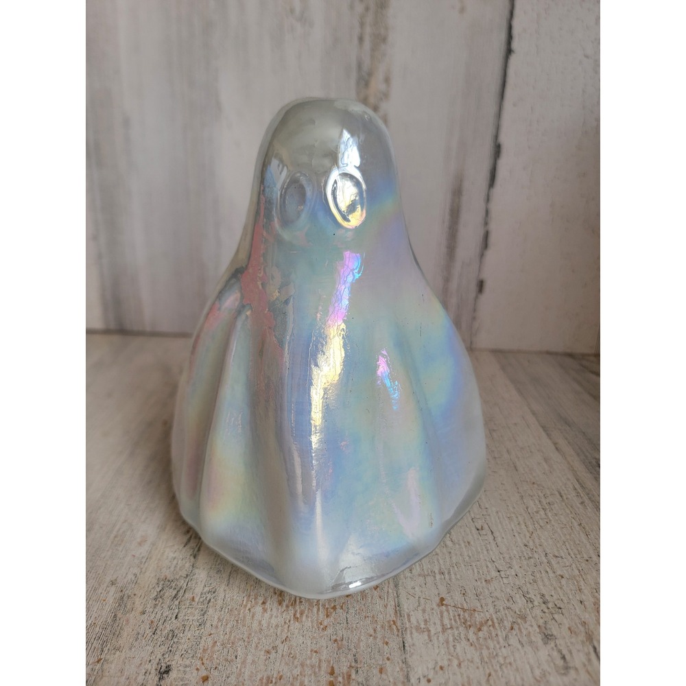 NEW iridescent ghost glass table top Halloween Unique Home decor aesthetic
